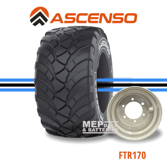 22.5 600/50R22.5 Ascenso FRT170 Radial Komplett hjul