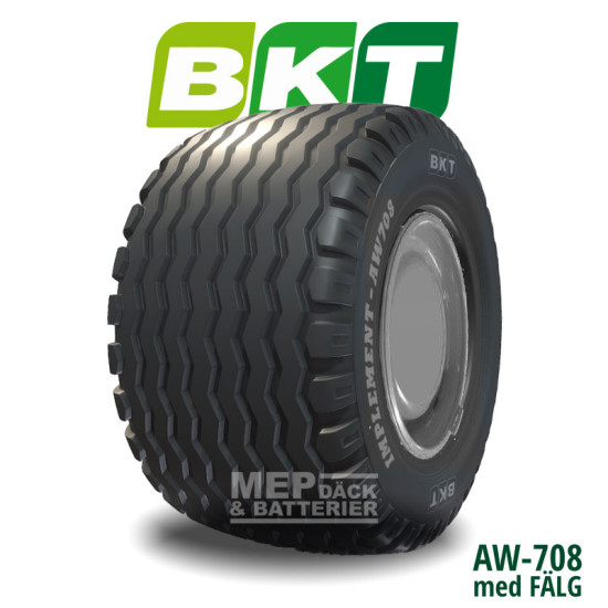 15,5 BKT 400/60-15,5 18PR TL AW708 KOMPLETT 6/161/205/-15 BKT